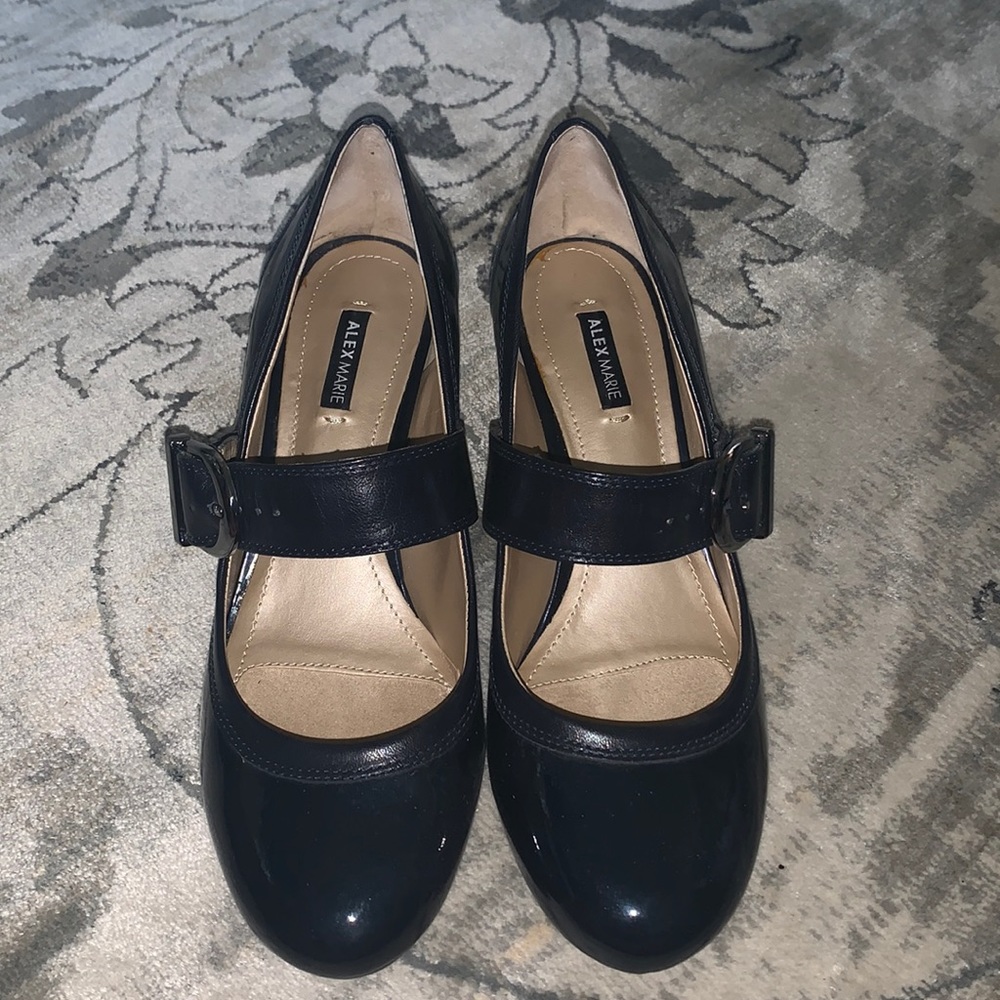 ALEX MARIE navy blue Mary Jane shoes 6.5